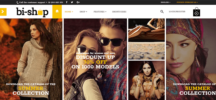 WooCommerce Theme Bi-Shop