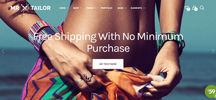 WooCommerce Theme Mr. Tailor