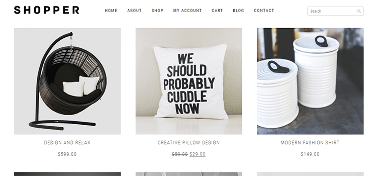 WooCommerce Theme Shopper