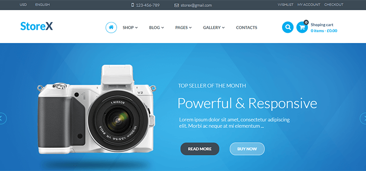WooCommerce Theme StoreX