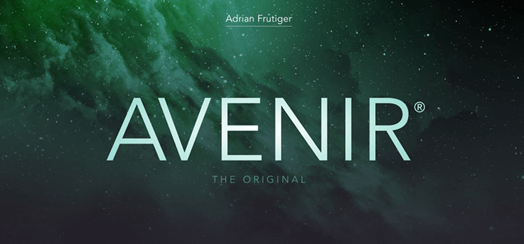 Font For Designer Avenir