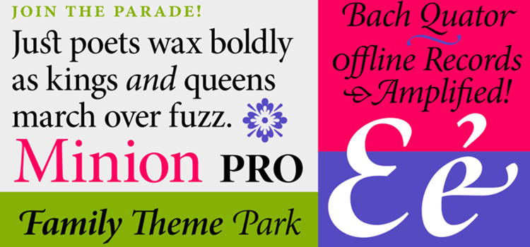 Font For Designer Minion