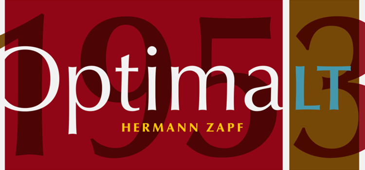 Font For Designer Optima