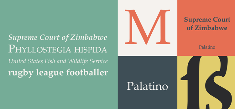 Font For Designer Palatino