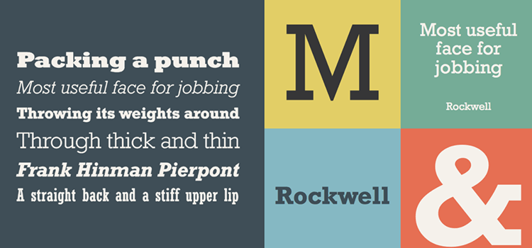 Font For Designer Rockwell