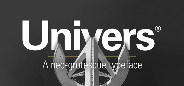 Font For Designer Univers