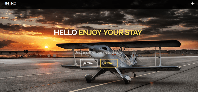 Intro HTML Template