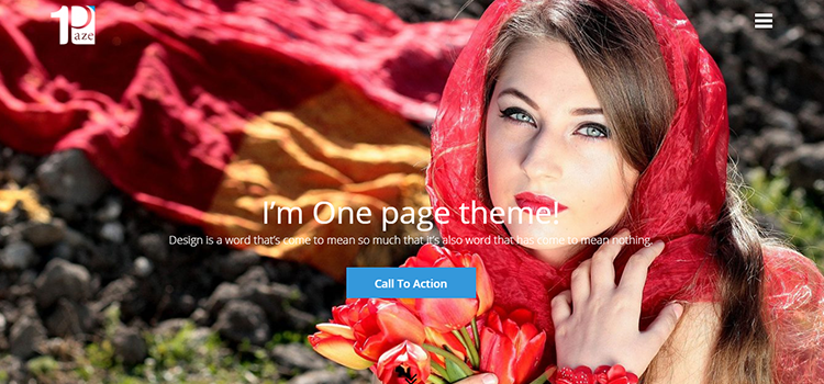 One Paze HTML Template