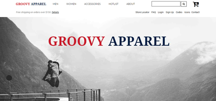 Groovy Apparel Fashion Template