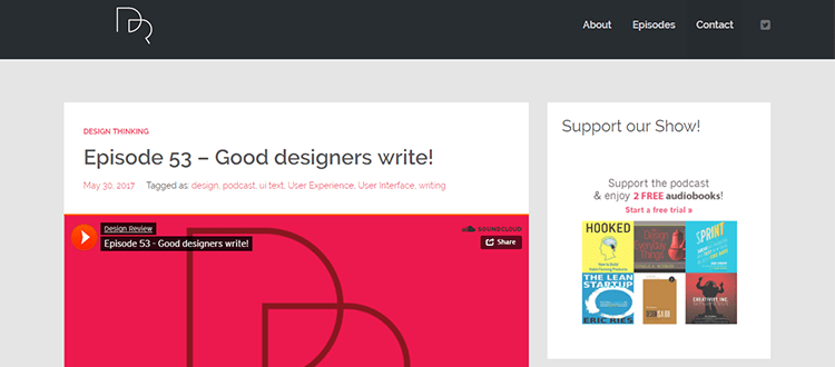 Web Design Podcast Design Review