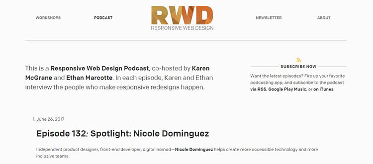 Web Design Podcast Responsive Web Design Podcast