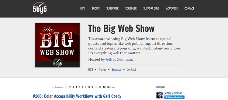 Web Design Podcast The Big Web Show