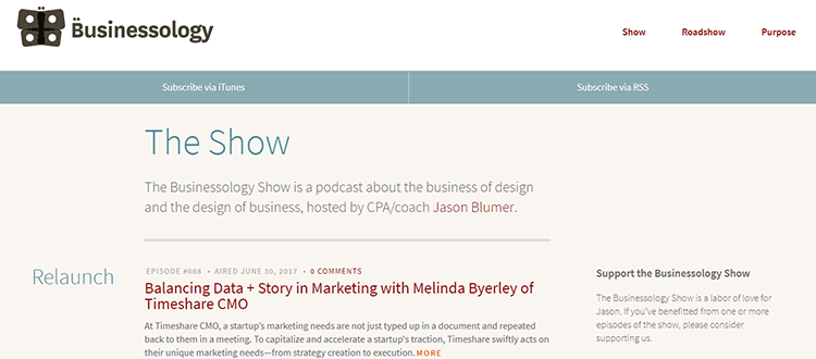Web Design Podcast The Businessology Show
